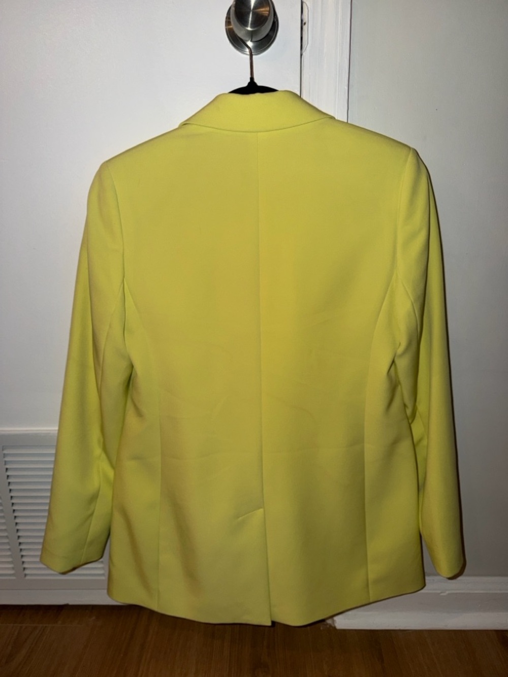 Express Bright Yellow High-Waisted Cropped Trousers - Picture 7 of 8